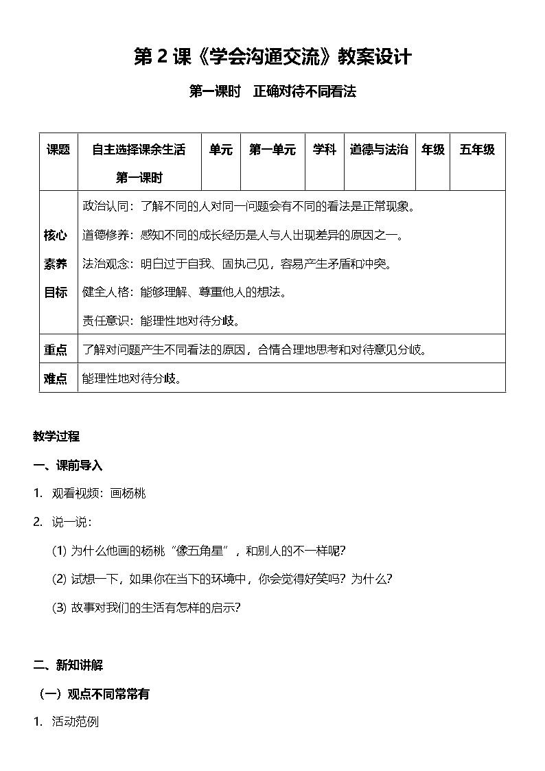 【核心素养】2.1 学会沟通交流 第一课时 课件+教案+素材01