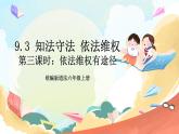 【核心素养】9.3 《知法守法 依法维权 》第三课时 课件+教案+素材