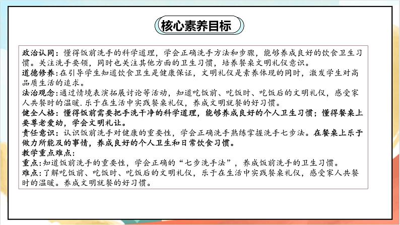 【核心素养 】10.1 《吃饭有讲究》 课件（第一课时）+素材+教案+检测题02