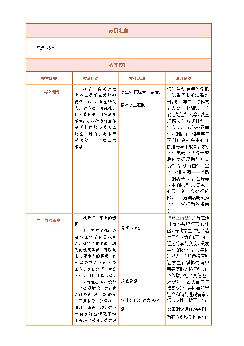 【统编版】一上道法  4.《平平安安回家来》第2课时 教案 课件 素材02