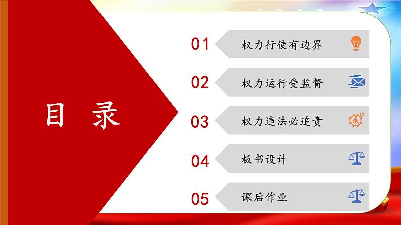 六年级道法上册上课PPT课件 3.第三单元 我们的国家机构 7 权力受到制约和监督第2页