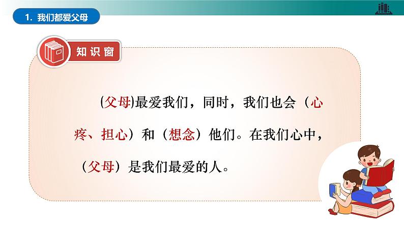 部编版道德与法治三年级上册第11课《爸爸妈妈在我心中》教学课件第6页