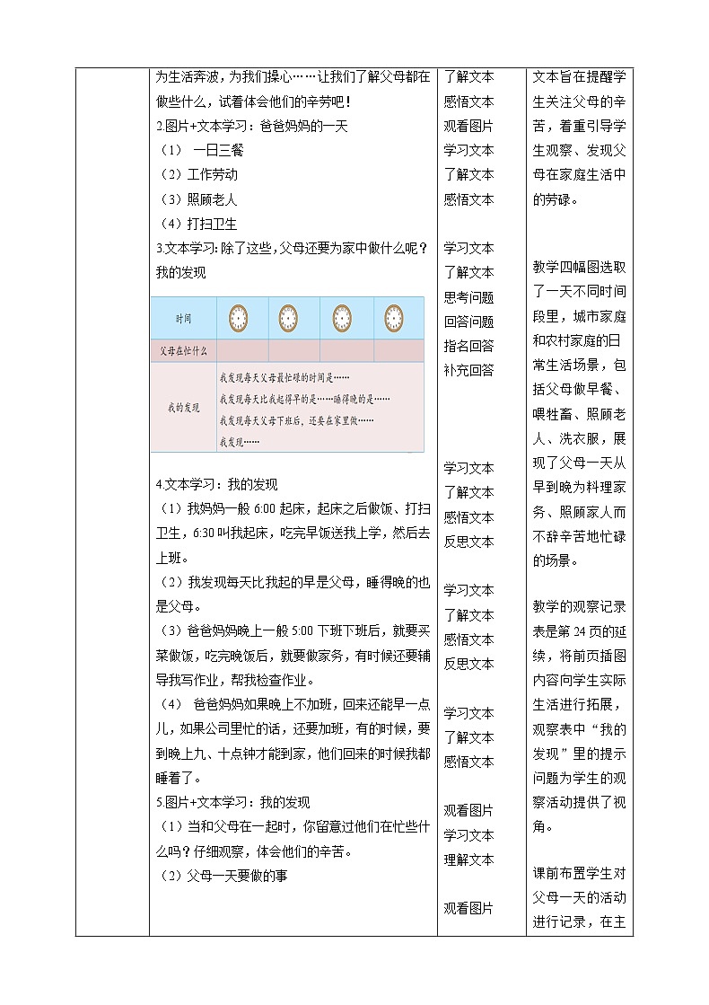 【新课标】四年级上册道德与法治第4课《少让父母为我操心》教案教学设计（第一课时）第2页