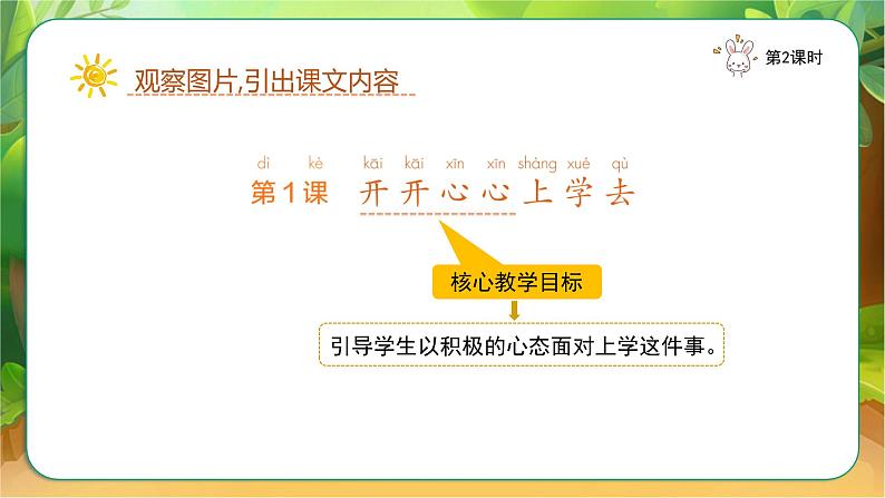 【新课改】人教部编2024（道德与法治）（一上）1单元1《 开开心心上学去》课件【2课时】（音视频）+教案（教学反思）04