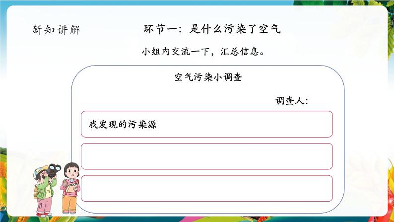 【大单元整体教学】10.清新空气是个宝（第二课时）课件第4页