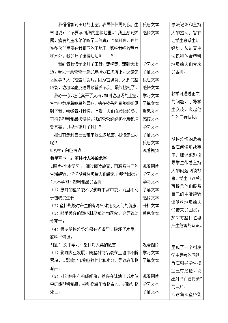 【新课标】四年级上册道德与法治第10课《我们所了解的环境污染》教案教学设计（第一课时）第3页