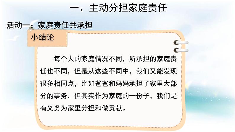 统编版小学道德与法治五年级下册 1-2让我们的家更美好第一课时课件第6页