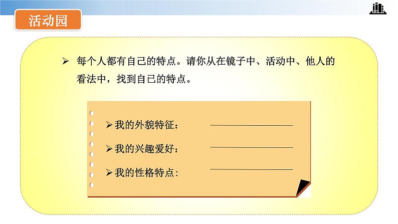 【核心素养】统编版道法三年级下册 第1课 我是独特的 第一课时 同步课件第7页