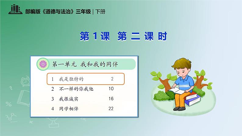 【核心素养】统编版道法三年级下册 第1课 我是独特的 第二课时 同步课件第2页