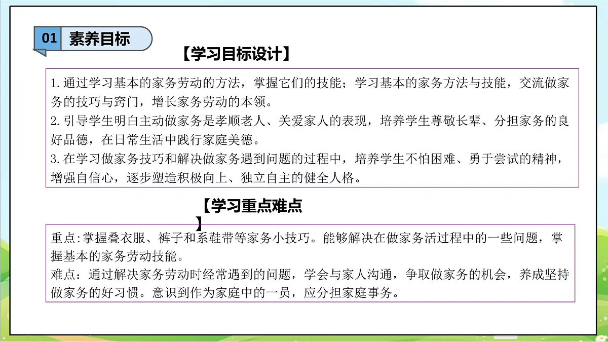 【2025春 新教材】第12课《学做家务活》（第二课时）PPT教学课件第3页