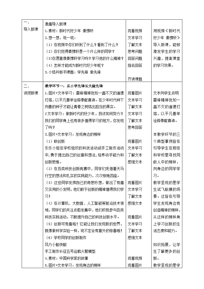 【2025春 新教材】统编版 第16课《学先锋 做先锋》（第二课时）教案教学设计第2页