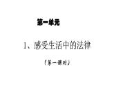 六年级上册道德与法治1.1《感受生活中的法律》第一课时课件