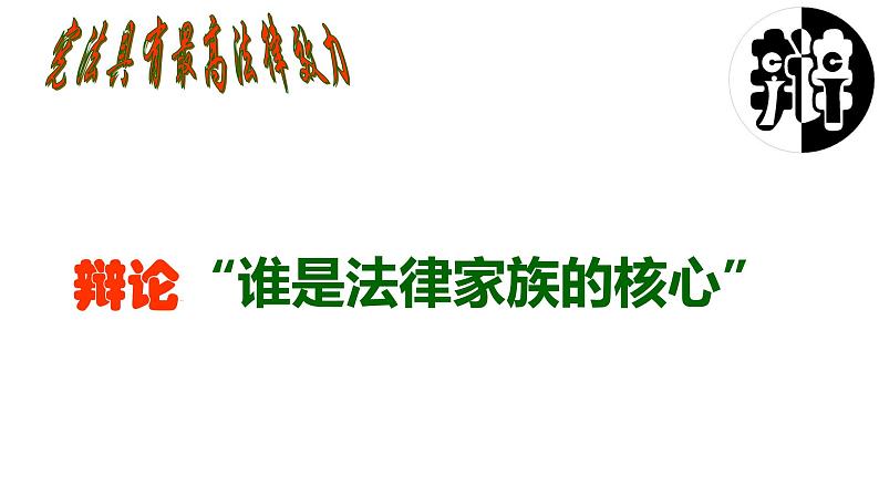 六年级上册道德与法治2.2《宪法是根本法》第二课时课件03