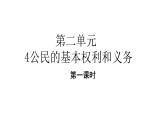 六年级上册道德与法治4.1《公民的基本权利和义务》第一课时课件