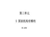六年级上册道德与法治5.2《国家机构有哪些》第二课时课件