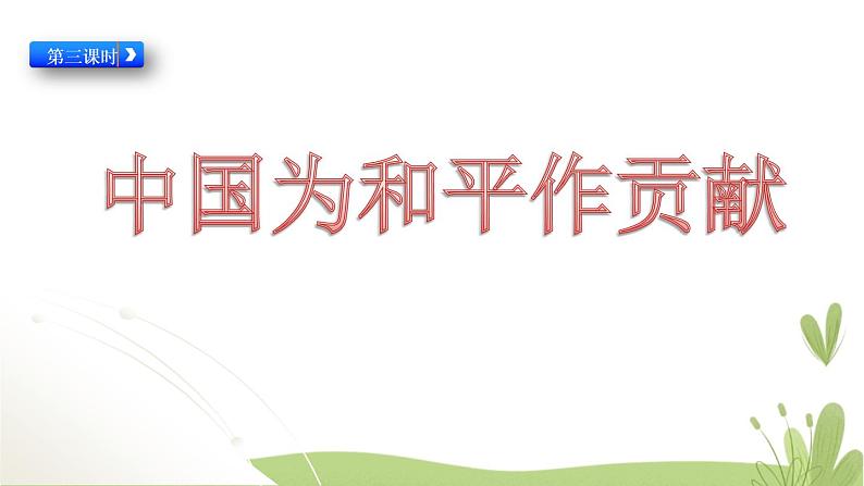 10《我们爱和平》第三课时 精品课件02