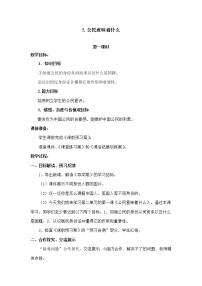 政治思品3 公民意味着什么精品教案设计