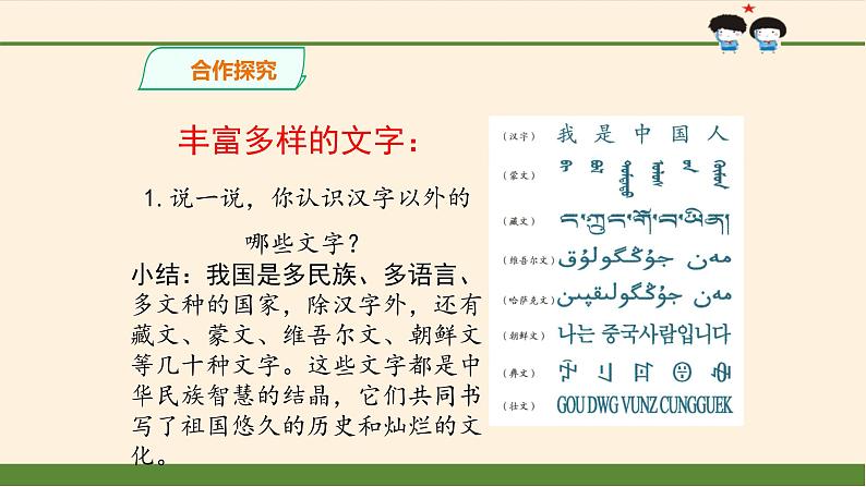 四单元8美丽文字 民族瑰宝   课件05