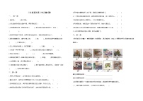 小学政治思品人教部编版三年级上册（道德与法治）第三单元 安全护我成长综合与测试单元测试同步练习题