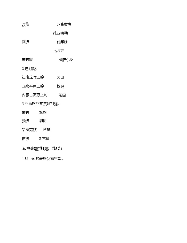 五年级上册道德与法治试题-第三单元 我们的国土 我们的家园 测试题-部编版（含答案） 试卷设置：第3页