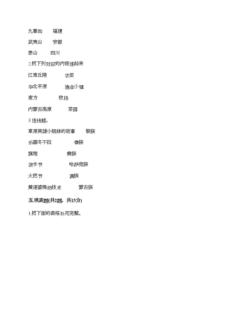 五年级上册道德与法治试题-第三单元 我们的国土 我们的家园 测试题-部编版（含答案）第3页