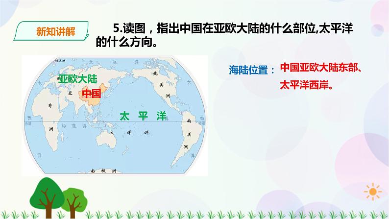 第一章第一节第1课时优越的地理位置海陆兼备的大国 课件第7页