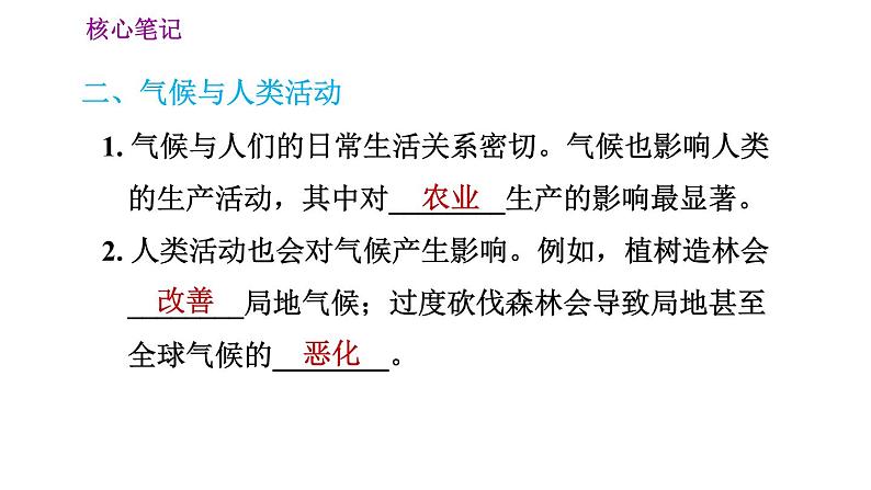 人教版七年级上册地理课件 第3章 3.4.2 影响气候的主要因素　气候与人类活动05