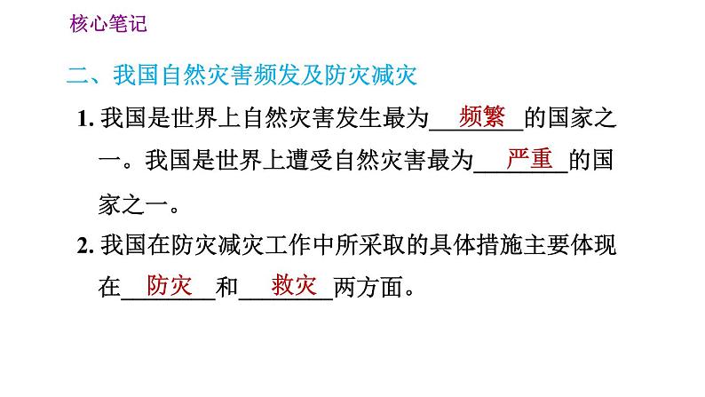 人教版八年级地理上册习题课件 第2章 2.4 自然灾害07