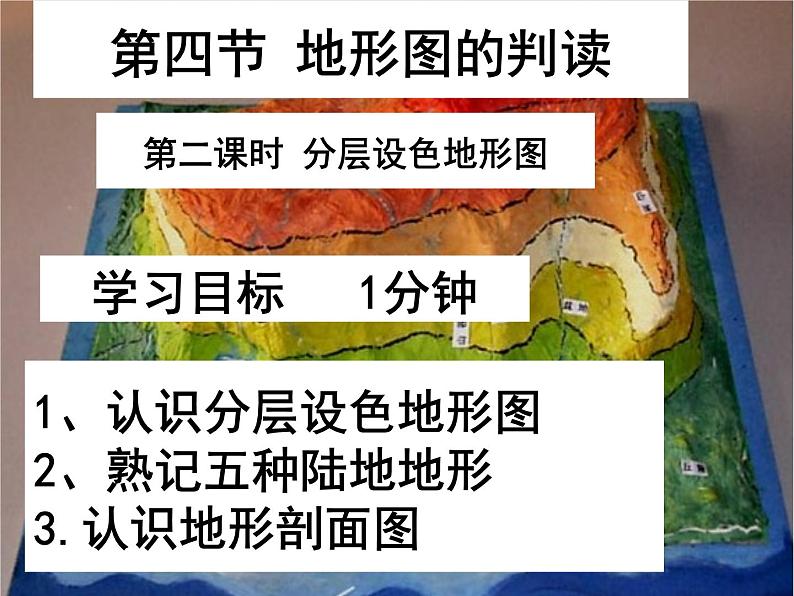 人教版七年级上册第一单元第四节地形图的判读2课件PPT第2页