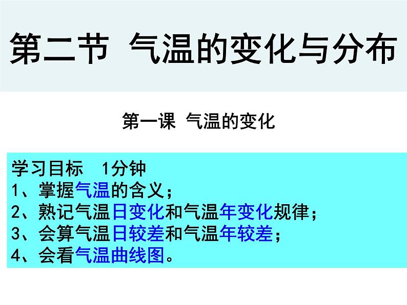 七年级上第三单元第二节气温的变化与分布1课件PPT第2页