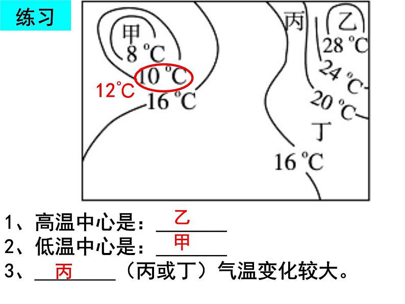 人教版七年级上册第三章 第一节气温的变化与分布2课件PPT08