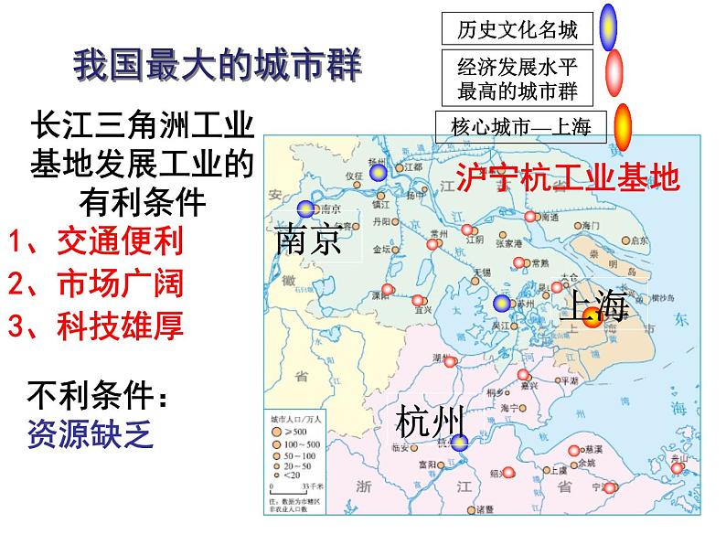 人教版  八年级下册 第七章  第二节长江三角洲 2第5页