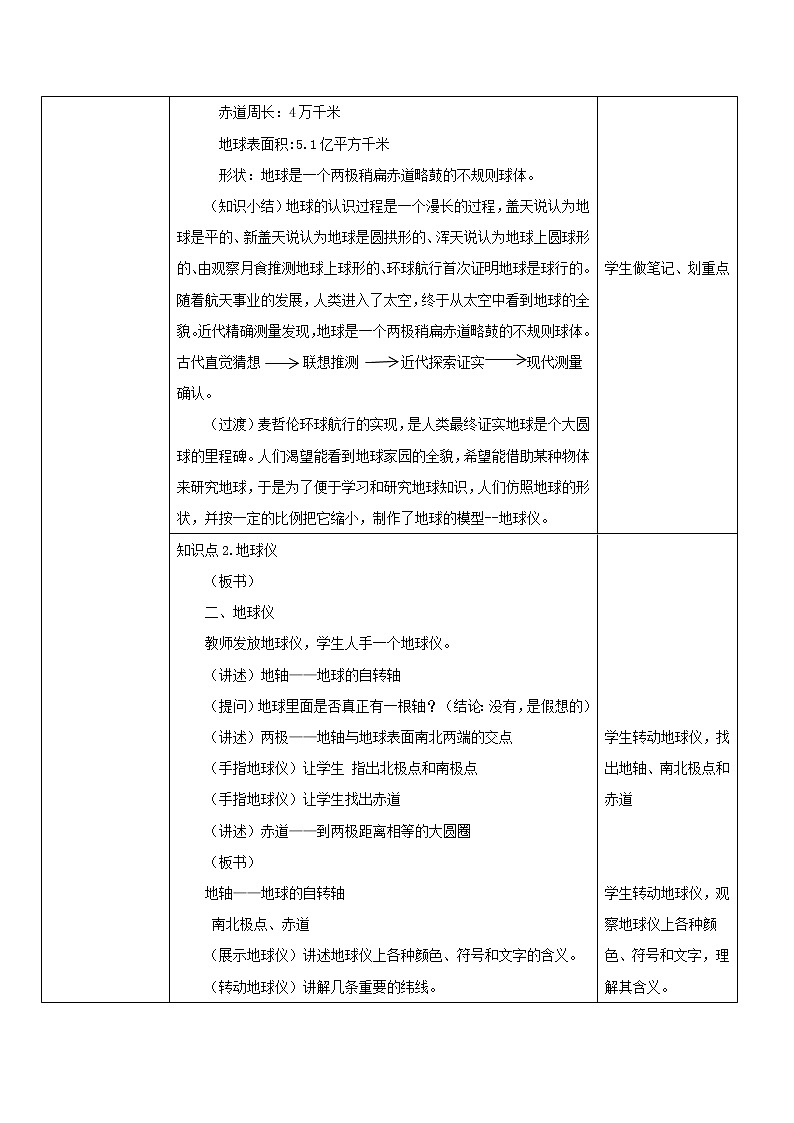 2021年中图版地理七年级上册：1.1地球和地球仪 PPT课件+教案+练习+素材03