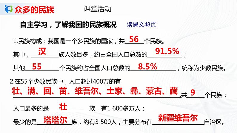 2021年中图版地理七年级上册：2.3多民族的国家课件+教案+习题+视频04