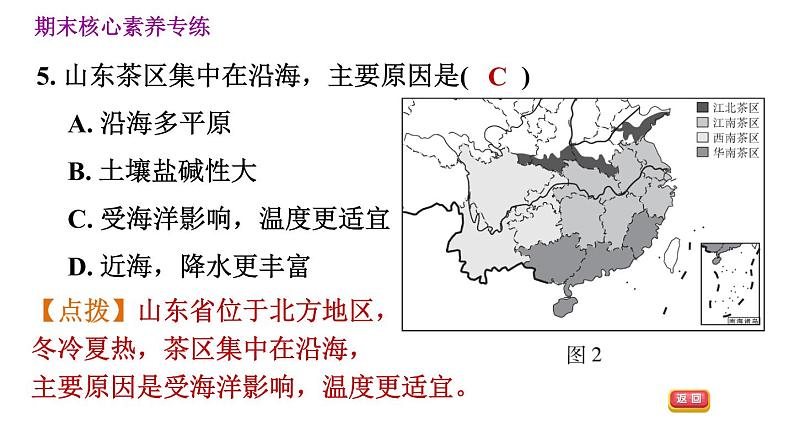 人教版八年级下册地理习题课件 期末提升 专题三　人地协调观：不同区域自然环境  对人类生产、生活的影响第8页