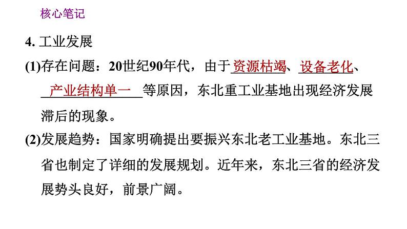 人教版八年级下册地理习题课件 第六章 6.2.2 从“北大荒”到“北大仓”　我国最大的重工业基地06