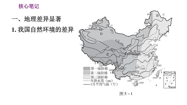 人教版八年级下册地理习题课件 第五章 5. 中国的地理差异第2页