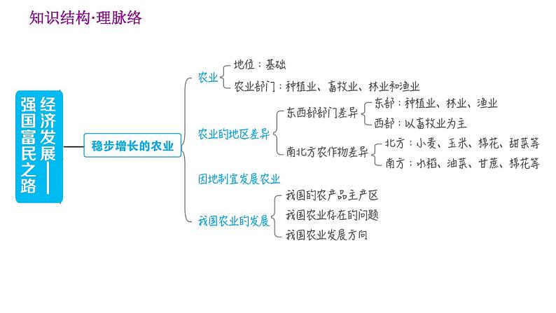 人教版八年级上册地理习题课件 第4章 第四章  巩固强化复习训练第2页