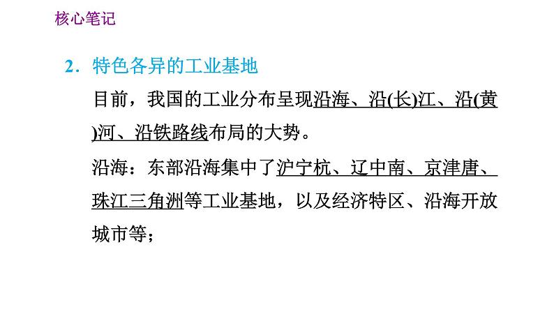 人教版八年级上册地理习题课件 第4章 4.2  快速发展的工业第3页