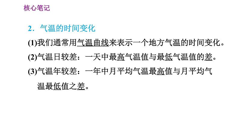 晋教版七年级上册地理习题课件 第4章 4.1  气温和气温的分布第3页