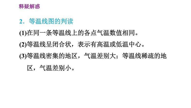 晋教版七年级上册地理习题课件 第4章 4.1  气温和气温的分布第7页