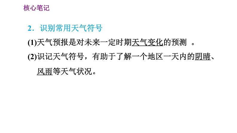 晋教版七年级上册地理习题课件 第4章 4.3  天气第3页