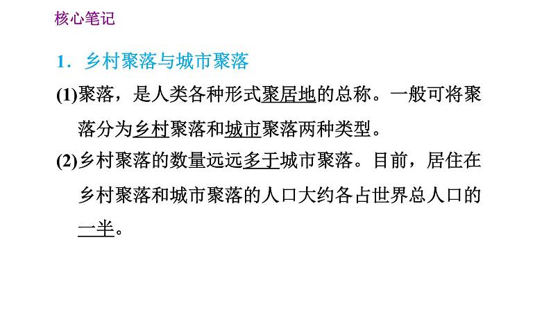 晋教版七年级上册地理习题课件 第6章 6.1  聚落与环境第2页