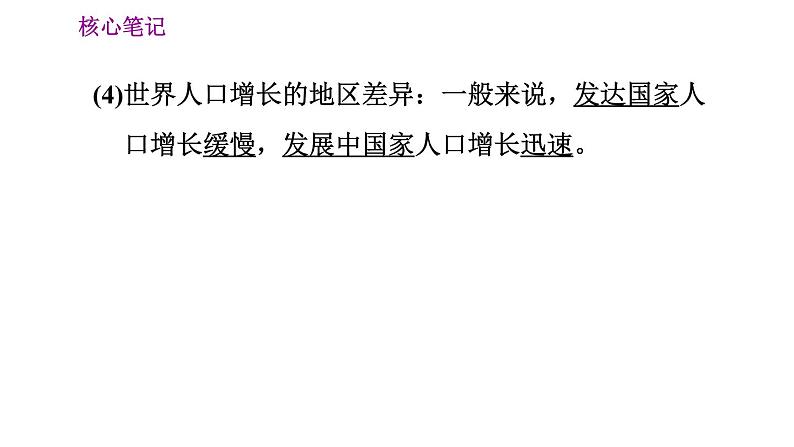 晋教版七年级上册地理习题课件 第5章 5.1.1  人口的增长　人口的分布第3页