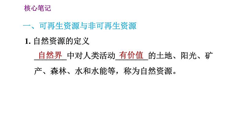 人教版八年级上册地理习题课件 第3章 3.1 自然资源的基本特征02