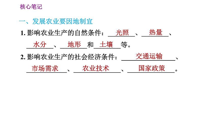 人教版八年级上册地理习题课件 第4章 4.2.2 发展农业要因地制宜　走科技强农之路02