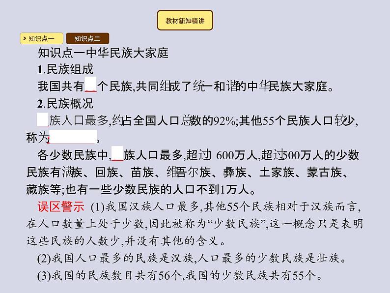 2021-2022学年人教版地理八年级上册1.3 民族课件PPT第2页