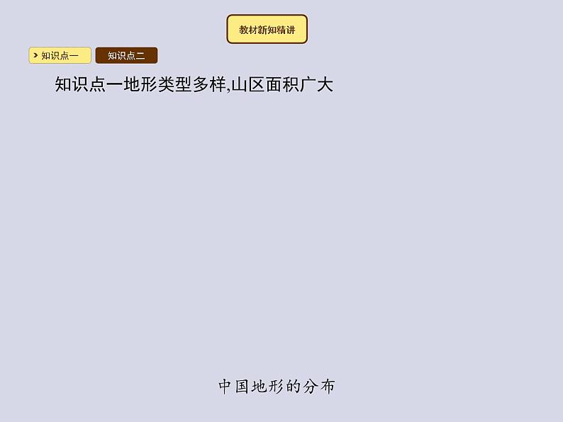 2021-2022学年人教版地理八年级上册2.1 地形和地势课件PPT第2页