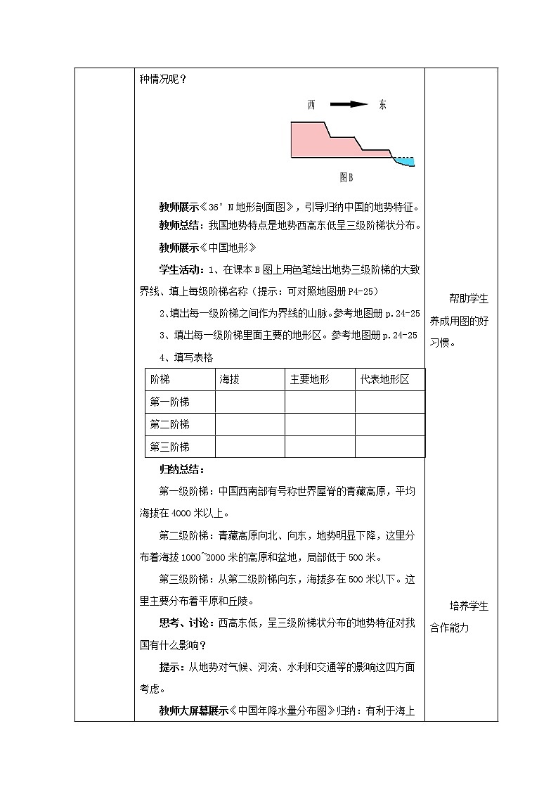 2021年中图版地理七年级上册：3.1中国的地势与地形课件+教案+习题+视频03