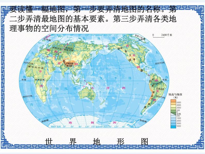 粤人版地理七年级上册 2.2地图的运用 课件03